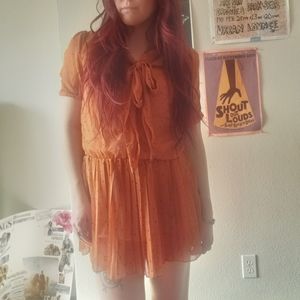 Polka Dot Mini Dress